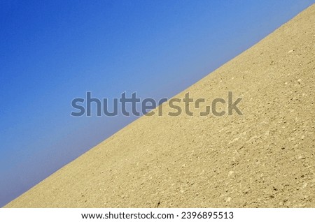 Crooked perspective of a field.