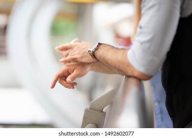 cropped image on businessman hands  - Shutterstock ID 1492602077