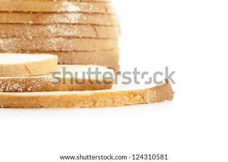 Similar – Foto Bild gebackenes Roggenbrot liegt Mehl auf einem Textiltuch.