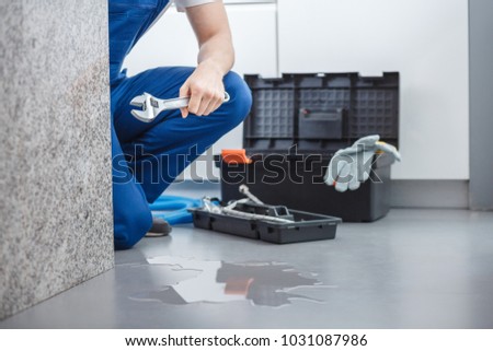 Similar – Image, Stock Photo water damage