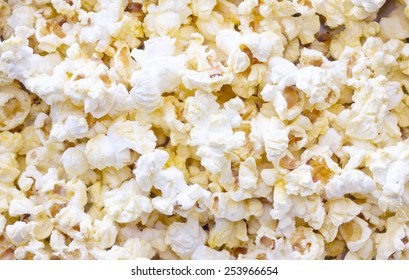 Cropped Popcorn texture background
