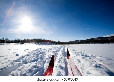 A Cross Country Ski Detail