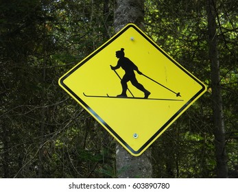 Cross Country Ski Trail Sign