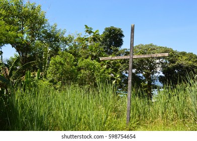 Cross in the field