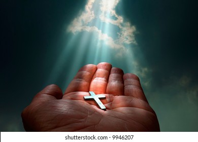 Cross in hand