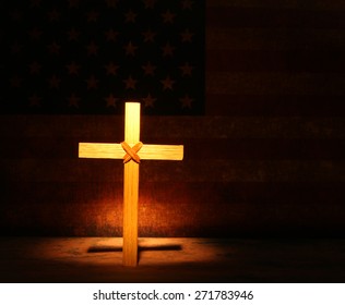 Cross in light - Shutterstock ID 271783946