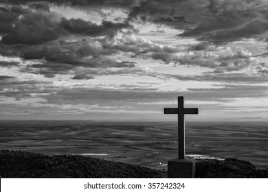 Cross in the mountains
