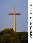 The cross at Nombre de Dios is a Spanish Catholic mission in St. Augustine, Florida.