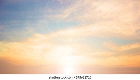 cross on blurry sunset background,  - Shutterstock ID 595611710