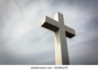 Cross On Mount Helix, In La Mesa, California.