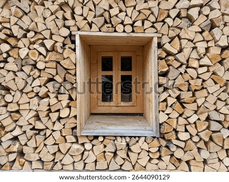 Cross section background of logs of different sizes. Wall of cut brown logs with bark, cracks and texture. Cut tree trunk. Firewood, stumps, lumber. Wooden background pattern.