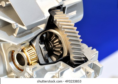 Cross Section Of A Car Differential.