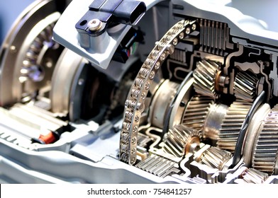 Cross Section Hybrid Car Automatic Transmission Stock Photo 754841257 ...