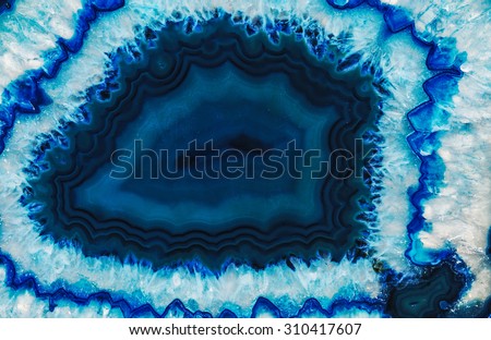 cross section slice detail macro of a agate geode known as brazilian thunder egg
