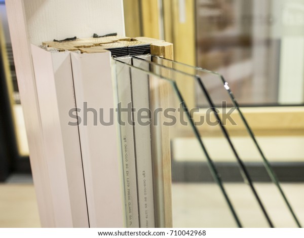 Cross Section Triple Glazing Window Frame Stock Photo (Edit Now) 710042968