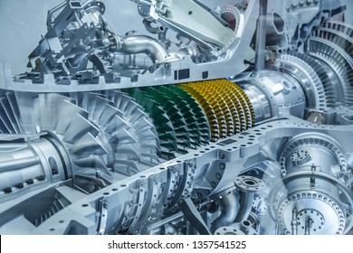 Cross Section Of A Turbo Jet Engine