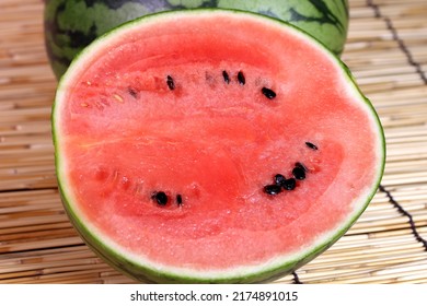 Cross Section Of Watermelon Close Up