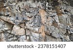 Cross sectional View of rock strata 