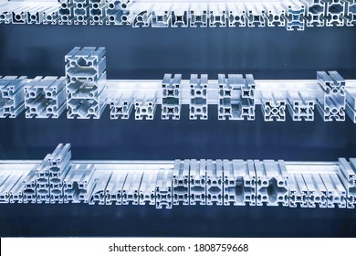 Cross sections of extruded aluminium or aluminum channels for use in manufacturing and fabrication                     