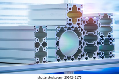 Cross sections of extruded aluminium or aluminum channels for use in manufacturing and fabrication