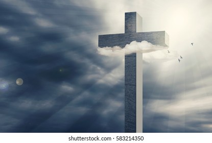 Cross Sky Stock Photo 583214350 | Shutterstock