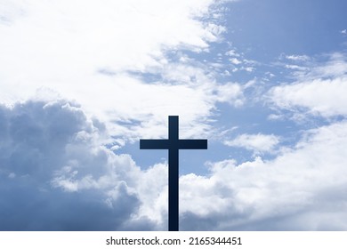 Cross Sky Background Jesus Christ Cross Stock Photo 2165344451 ...