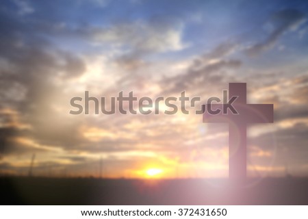 Cross of spiritual jesus christ crucified religious background concept for seventh day, happy in easter day, good friday, christian praise in holy week, ressurrection sunday. Burial insurance service.