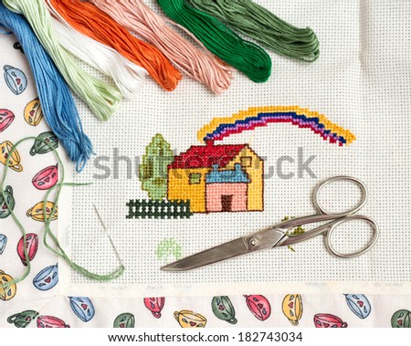 Cross stitch set