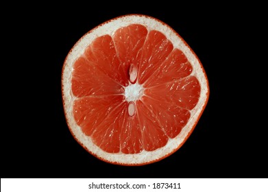 Crossection of Grapefruit