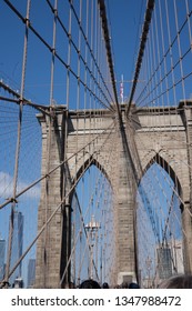 Crossing Brooklyn Bridge 