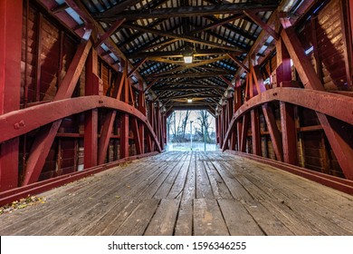 Crossing Shearer's Mill Covered Bridge