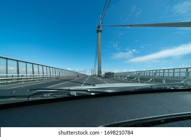 Crossing West Gate Bridge Melbourne Australia