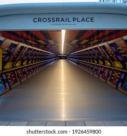 Crossrail Place Entrance In Canary Wharf