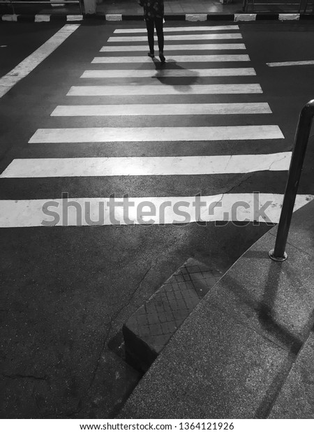 Crosswalk crossing for\
pedestrian safety