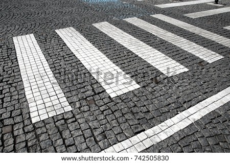 Similar – Image, Stock Photo all over Pedestrian