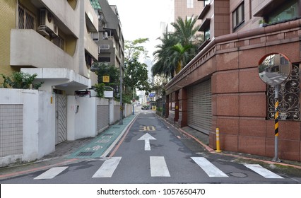 Crosswalk On A Road In The City