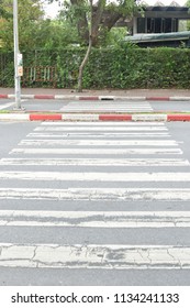 Crosswalk Street On Road