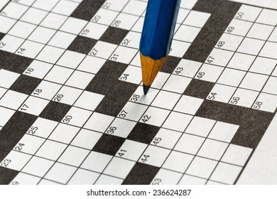 Crossword Puzzle Stock Photo (Edit Now) 236624287