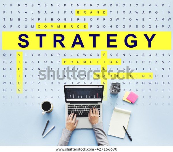 Crossword Puzzle Game Strategy Business Concept Stock Photo Edit Now