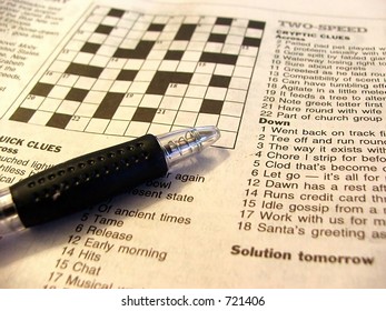 155 Daily crossword puzzle Images Stock Photos Vectors Shutterstock