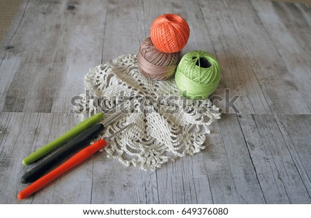crotchets and clews of yarn
