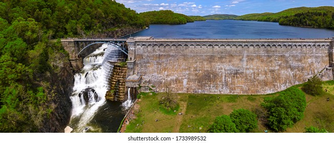 The Croton Gorge Water Falls In Westchester County, New York