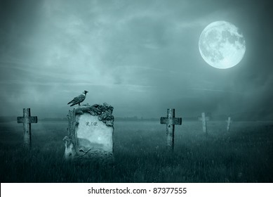 120 Crow sitting on tombstone Images, Stock Photos & Vectors | Shutterstock