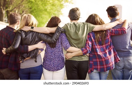 The crowd of best friends  - Powered by Shutterstock