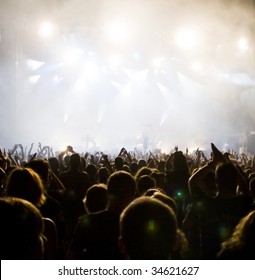 Crowd at concert - Shutterstock ID 34621627