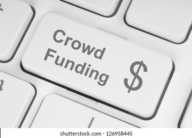 Crowd Funding Button On Keyboard