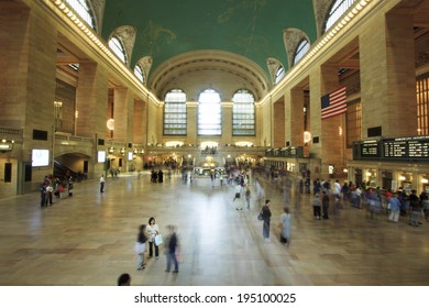 Crowd At The Grand Central Station