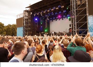 Crowd At A Open Air Concert