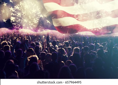 trump independence day crowd