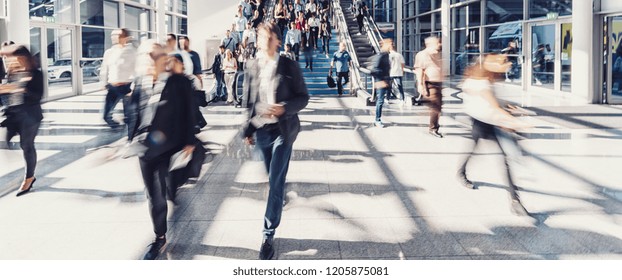 Crowd Of People Walking Street